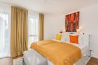  Ferienwohnung Ostseebude mit Balkon und nur 800 m zum Strand Kölpinsee - Schlafzimmer
