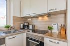  Ferienhaus MeerSeenSucht mit Sauna, Terrasse und Grill Korswandt - Küche / Küchenzeile