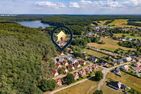  Ferienhaus MeerSeenSucht mit Sauna, Terrasse und Grill Korswandt - Vogelperspektive