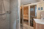  Ferienhaus Stettiner Haffblick mit Sauna, Kamin und Terrasse Zirchow Fischerdorf - Badezimmer