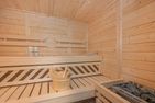  Ferienhaus Stettiner Haffblick mit Sauna, Kamin und Terrasse Zirchow Fischerdorf - Sauna
