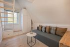  Ferienhaus Stettiner Haffblick mit Sauna, Kamin und Terrasse Zirchow Fischerdorf - Schlafzimmer