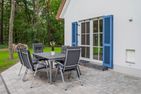  Ferienhaus Im Kiefernwäldchen mit Sauna, Kamin und Terrasse Zirchow Fischerdorf - Terrasse