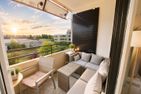  Ferienwohnung Optimist Prime 5329 Marina Wendtorf Kieler Förde - Balkon