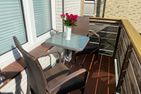Ferienhaus Ostseestern Wohnung 1 oben Sonnenglanz Ostsee - Balkon