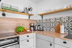  Ferienhaus Deichkind 25 Hedwigenkoog Büsum - Küche / Küchenzeile