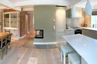 Haus der Gezeiten Flut Nebel/Süddorf - Wohnzimmer