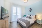  Ferienwohnung Klippenblick mit Sauna, Kinderspielbereich und Fitnessraum Zirchow An der Haffküste - Schlafzimmer