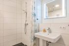  Ferienwohnung Klippenblick mit Sauna, Kinderspielbereich und Fitnessraum Zirchow An der Haffküste - Badezimmer
