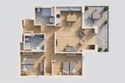  Ferienwohnung Klippenblick mit Sauna, Kinderspielbereich und Fitnessraum Zirchow An der Haffküste - Grundriss