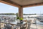  Ferienwohnung Peters Hafenblick Baltique Travemünde Travemünde - Balkon