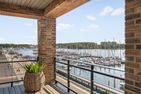  Ferienwohnung Peters Hafenblick Baltique Travemünde Travemünde - Balkon