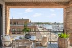  Ferienwohnung Peters Hafenblick Baltique Travemünde Travemünde - Balkon