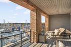  Ferienwohnung Peters Hafenblick Baltique Travemünde Travemünde - Balkon