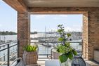  Ferienwohnung Peters Hafenblick Baltique Travemünde Travemünde - Balkon