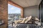  Ferienwohnung Peters Hafenblick Baltique Travemünde Travemünde - Balkon