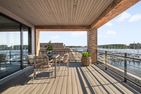  Ferienwohnung Peters Hafenblick Baltique Travemünde Travemünde - Balkon