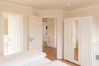  Haus Watthus - Wohnung Himmel Nebel - Schlafzimmer 1 in der Ferienwohnung "Himmel"