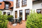 Landhaus Hafen Höövt Bootsanleger, Landhaus Haven Höövt Ostseebad Ahrenshoop - Terrasse