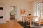  Landhaus am Wiecker Bodden Wieck auf dem Darß - Wohnzimmer