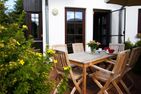 Landhaus Hafen Höövt Windflüchter, Landhaus Haven Höövt Ostseebad Ahrenshoop - Terrasse
