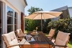  Boddensegler Wieck auf dem Darß - Terrasse
