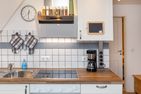  Wiese & Watt Norddorf - Küche in der Wohnung Wiese & Watt auf Amrum