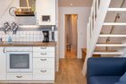  Wiese & Watt Norddorf - Küche und Wohnraum in der Wohnung Wiese & Watt