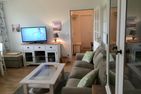  Helle Strandwohnung mit Meerblick Wyk - Wohnzimmer