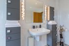 Ferienhaus Glockenstraße Ferienwohnung Ostseehöhe Appartement 2 Scharbeutz - Badezimmer