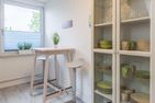 Ferienhaus Glockenstraße Ferienwohnung Ostseehöhe Appartement 2 Scharbeutz - Küche / Küchenzeile