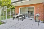Ferienhaus Glockenstraße Ferienwohnung Ostseehöhe Appartement 1 Scharbeutz - Terrasse