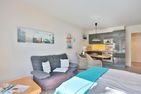 Strandschlößchen Strandschlösschen Appartement 4 Haffkrug - Wohnzimmer