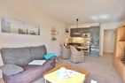 Strandschlößchen Strandschlösschen Appartement 4 Haffkrug - Wohnzimmer