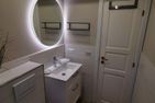 Haus Bootsmann Koje Nebel/Süddorf - Badezimmer