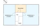  Bi de Kliff Nieblum - Obergeschoss. Dachschrägen sind kein Bestandteil der Grundrisszeichnung.