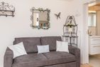  Kleine Perle auf Amrum Norddorf - Sofa in der Wohnung Kleine Perle