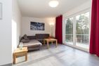  Ferienwohnung KWE 8 OG Graal-Müritz Küstenwald - Wohnzimmer