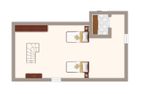  Ferienwohnung Stadtoase Ostfriesland - Grundriss