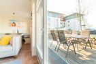  Liv Hus Wyk auf Föhr - Vom Wohnzimmer haben Sie direkten  Zugang zu Ihrer Terrasse.