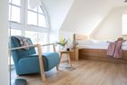  Ferienhaus Schilfrohrsänger 8 Fuhlendorf - Schlafzimmer