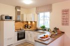  Ferienhaus Haubenlerche 52 Fuhlendorf - Küche / Küchenzeile
