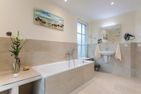  Ferienhaus Haubenlerche 52 Fuhlendorf - Badezimmer