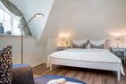  Ferienhaus Haubenlerche 14 Fuhlendorf - Schlafzimmer OG