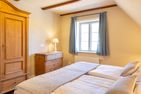  Hanjes Kapitänshaus Nebel - Doppelbett / Schlafzimmer in Hanjes Kapitänshaus