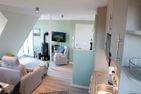 Haus Meeresleuchten Strandleuchten Norddorf - Wohnzimmer