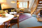 Haus Troeltsch Ferienwohnung  „Bi Elschen" Nebel auf Amrum - Wohnzimmer in der Ferienwohnung Bi Elschen in Nebel auf Amrum