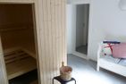  Ferienhaus *Koggenhüs* Norddorf auf Amrum - Sauna mit Bank im Ferienhaus Koggenhüs in Norddorf auf Amrum