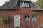 Dorfhüs Eiderente Nebel/Süddorf - Fassade / Eingang
