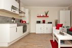 Feriendomizil Strandblick Feriendomizil Strandblick Appartement 2 MeerSonne Haffkrug - Küche / Küchenzeile